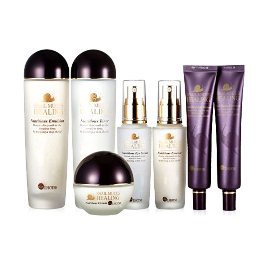 Snail Mucus Nutritious Skin Care Set, 7pcs/ Anti-wrinkle,Moisture